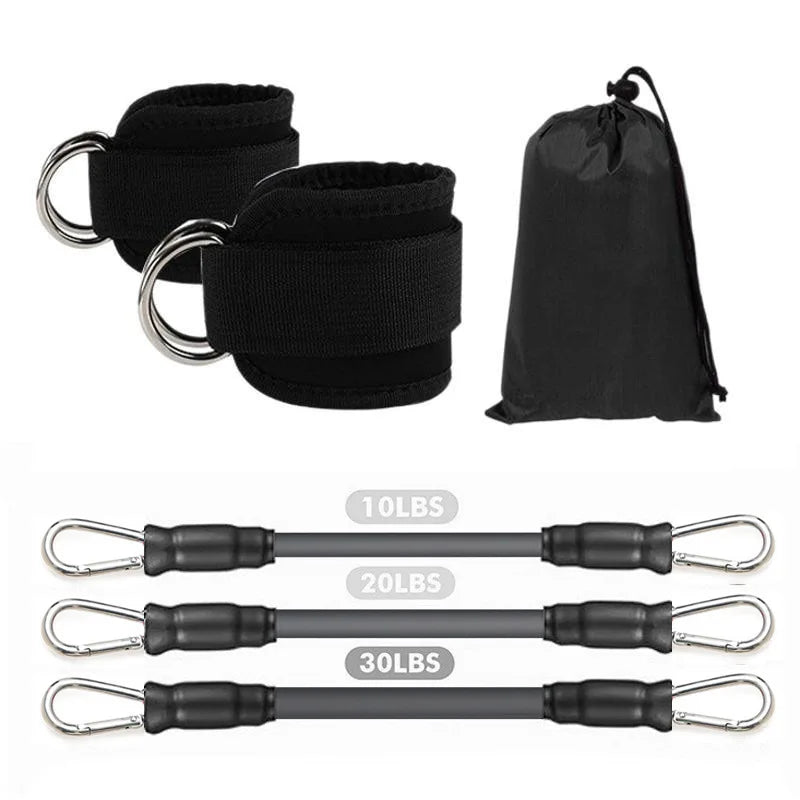 Ankle Resistance Bands with Cuffs for Leg & Booty Workout