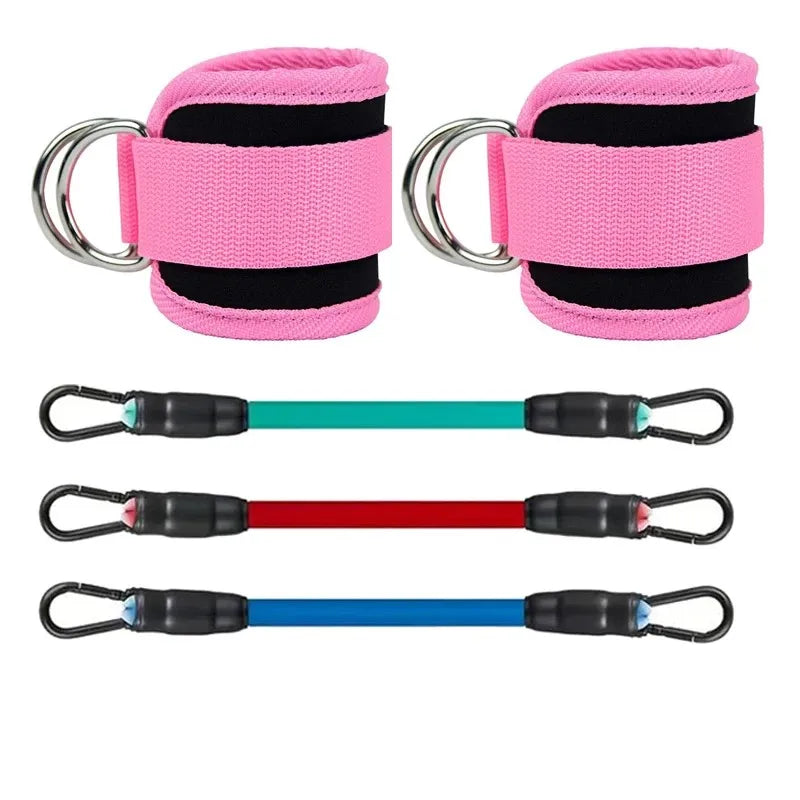 Ankle Resistance Bands with Cuffs for Leg & Booty Workout