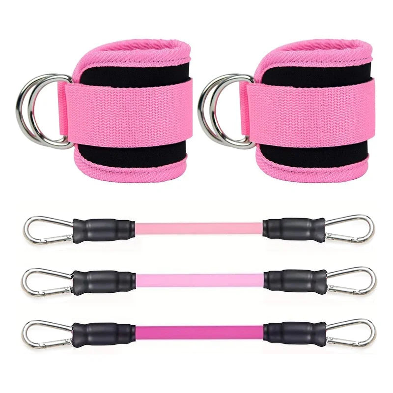 Ankle Resistance Bands with Cuffs for Leg & Booty Workout